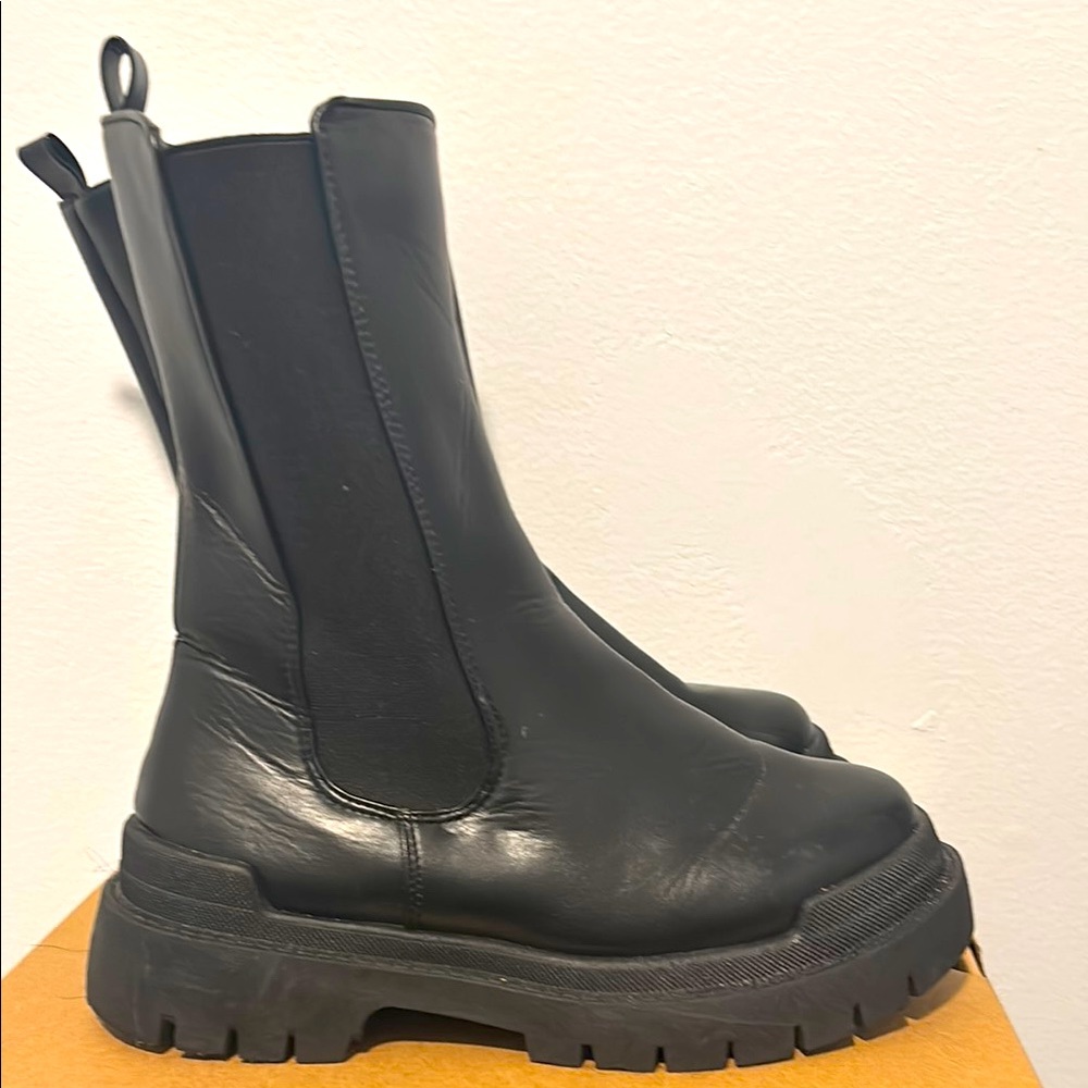 Black Women's Chunky Ankle Boots
